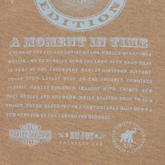 Harley Davidson Limited Edition Happy Days Tee Shirt, Size Small - Picture 10 of 13